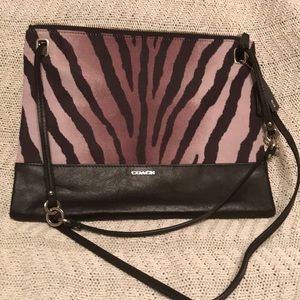 Coach Zebra Print Purse